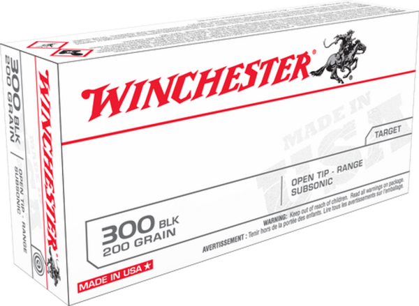 Winchesterchester 300 Blackout 200gr, Open Tip, 120rd Box