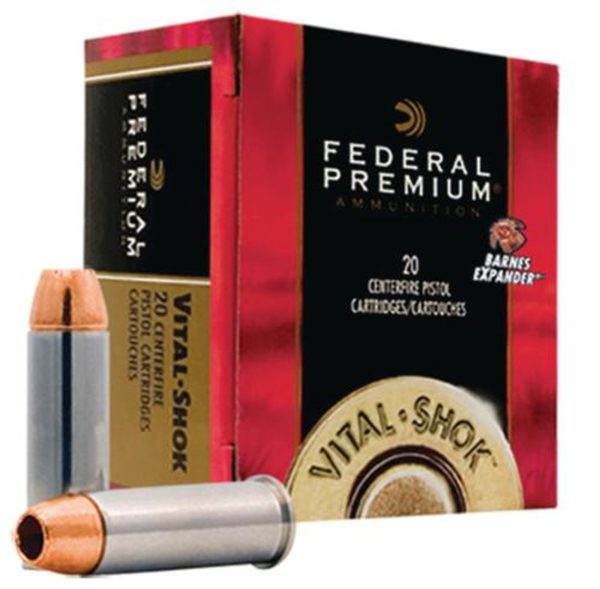 Federal Premium 357 Remington Magnum Lead Flat Nose 180gr, 20Box