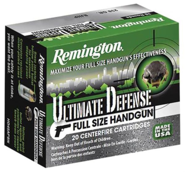 Remington Ultimate Home Defense .357 Magnum 125gr, Brass Jacketed Hollow Point, 20rd Box