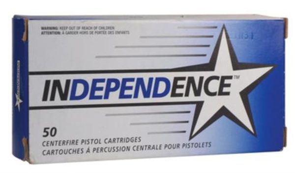 Federal Independence 357 Magnum 158gr, Jacketed Soft Point 50rd Box