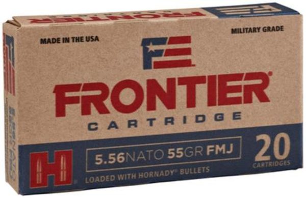 Hornady Frontier 5.56mm 55gr, Hollow Point, 150rd Box