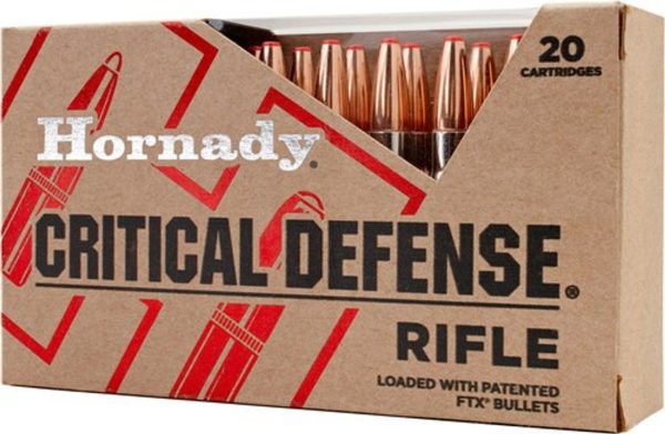 Hornady Critical Defense FTX 223 Rem 73gr, Flex Tip Expanding, 20rd Box