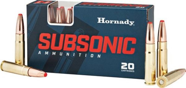 Hornady Subsonic 300 AAC Blackout/Whisper 190gr, Sub-X, 20rd Box