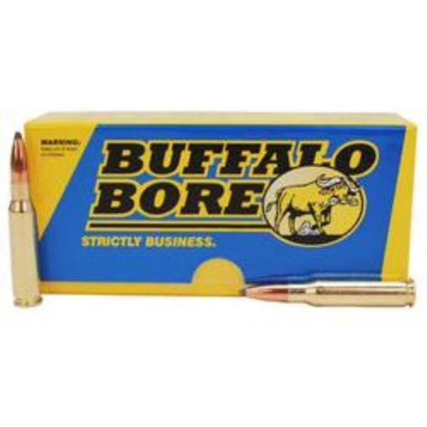 Buffalo Bore Ammo Rifle 308/7.62 Spitzer Supercharged 150 gr, 20rd Box, 12 Box/Case