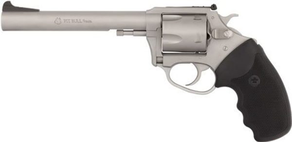 Charter Arms Pit Bull, 9mm, 6" Barrel, 5rd, Stainless