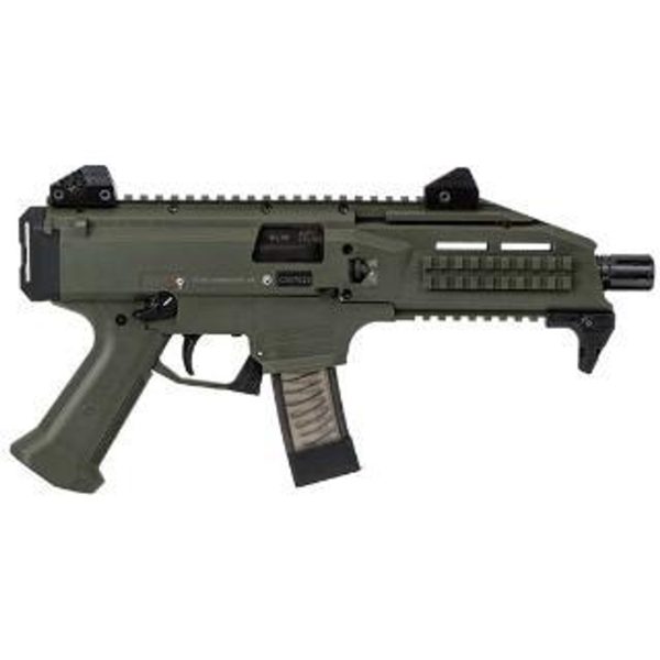 CZ Scorpion Evo3 S1 9mm, 7.72", 20rd, OD Green Finish, 1/2x28 Threads