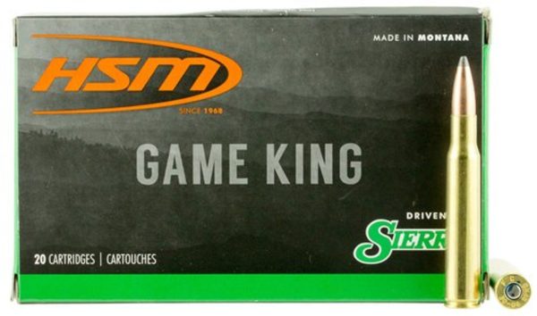 HSM Game King 308 Win/7.62mm 180gr, SBT, 20rd Box