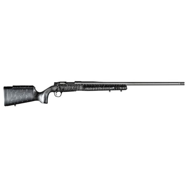 Christensen Mesa Long Range 6.5 PRC, 26" Tungsten Gray Barrel, Black, Gray Webbing, 4rd