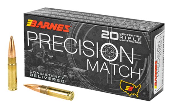 Barnes Precision Match Burner 300 Blackout, 125gr, Open Tip Match BT, 20Bx/10Cs