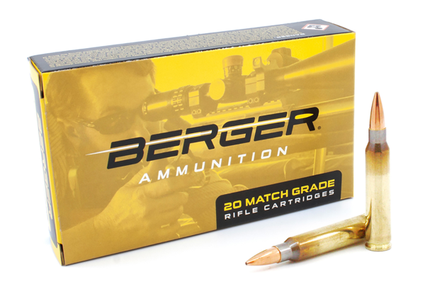 Berger Bullets 223 Remington, 73gr, 2820 fps, BT, 20Bx/10Cs