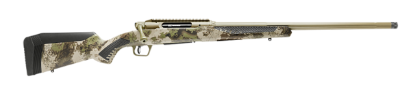 Savage Impulse 6.5 Creedmoor, 22" Threaded Fluted Barrel, Woodland Camo, 4rd