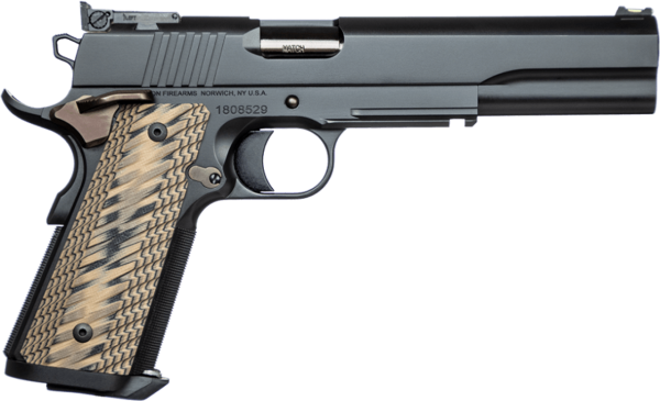 Dan Wesson Kodiak 1911 10mm, 6.03" Barrel, Gray, Black/Brown G10 Grip, 8rd