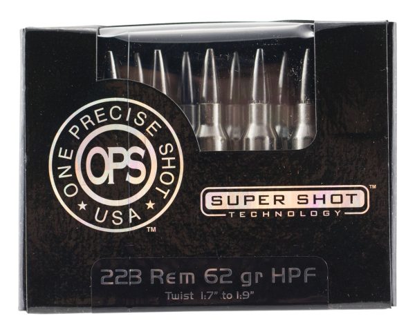 Ammo Inc OPS 223 Rem 62gr, Hollow Point Frangible, 20rd Box