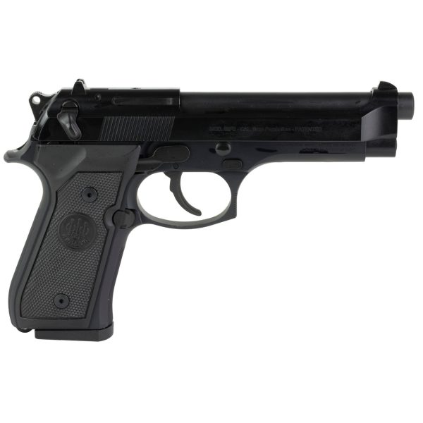 Beretta 92FS 9mm, 4.9" Barrel, Black, Polymer Grip, 15rd