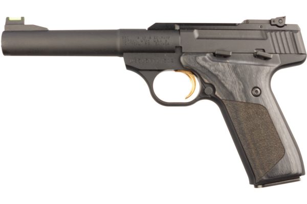 Browning Buck Mark Black Label Camper 22 LR, 5.5'' Barrel, Black, Lamninate Grip, 10rd - Image 2