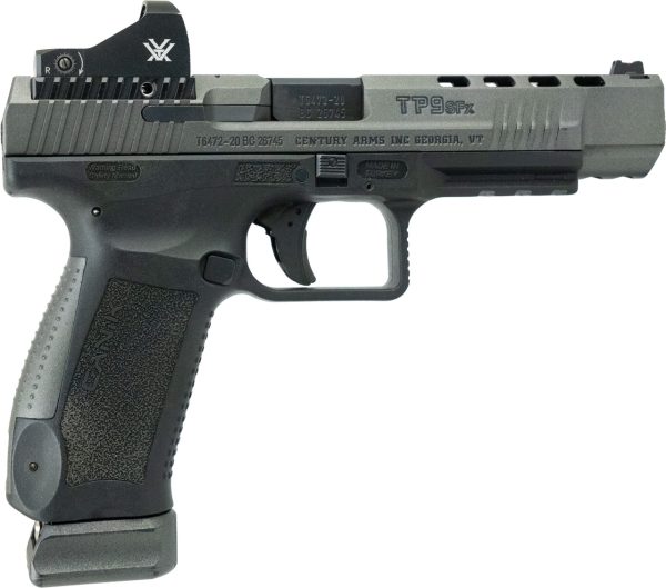 *RENTAL/USED* Canik TP9SFx 9mm, 5.2" Barrel, Tungsten Gray, Vortex Viper Red Dot, 20rd