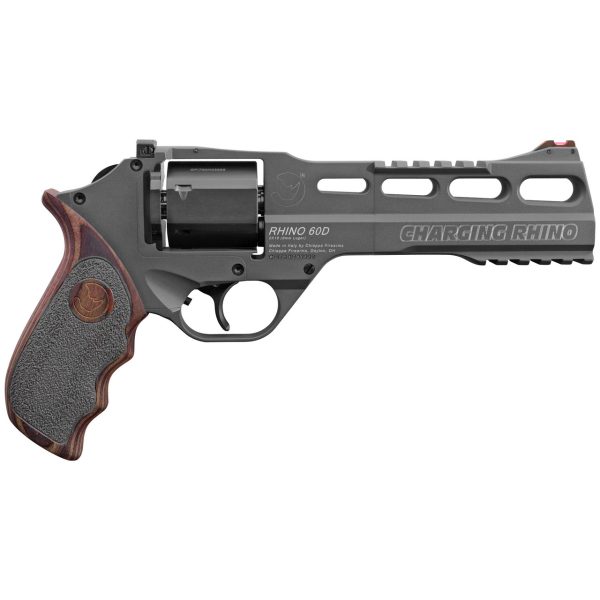 Chiappa Charging Rhino Gen 2 9mm, 6" Barrel, Black Cerakote, Laminate Grip, 6rd