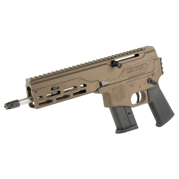 Diamondback DBX57 5.7x28mm, 8" Barrel, DBX Muzzle Device, M-LOK, Bronze, 20rd - Image 4