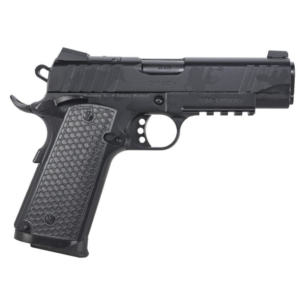 Girsan MC1911C Influencer 45 ACP, 4.4" Barrel, Black Camo, Optic Ready, 8rd