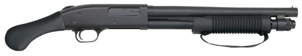 Mossberg 590 Shockwave 12 Ga, 3" Chamber 14.375" Barrel, Black, Raptor Birdshead Grip, 6rd