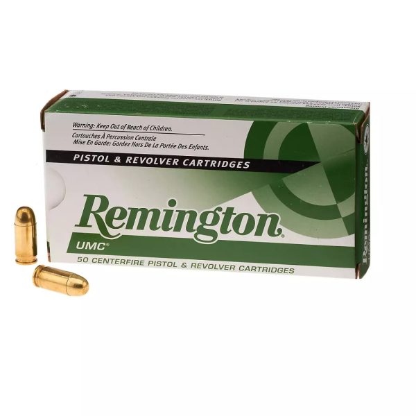 Remington Range 380 ACP, 95gr, 955 fps, FMJ, 50Bx