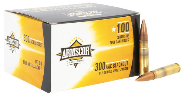 Armscor Precision 300 Blackout, 147gr, 1800 fps, FMJ 100Bx/12Cs - Image 2