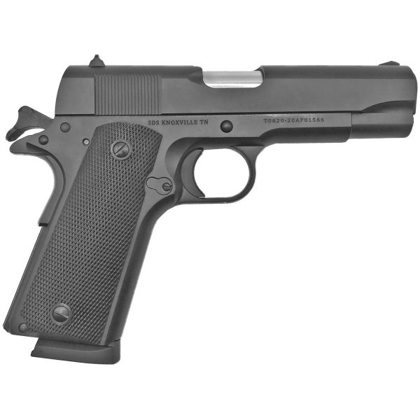 SDS 1911A1 Tanker .45 ACP, 4.25" Barrel, Metal Frame, Manual Safety, Black, 8rd