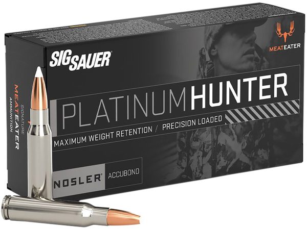 Sig Sauer Platinum Hunter 6.5 Creedmoor, 140gr, Accubonded Ballistic Tip, 20rd Box