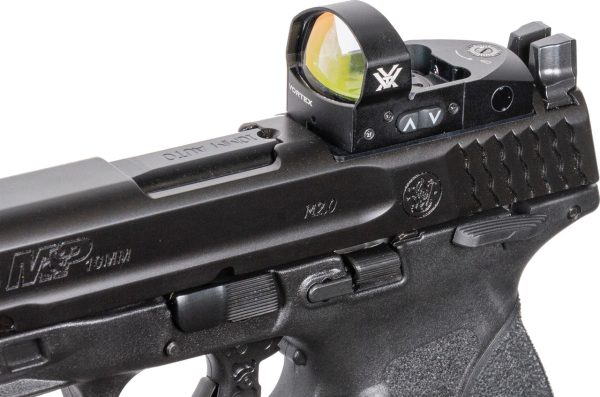 Smith & Wesson M&P M2.0 10mm, 4.6" Barrel, Black, Includes Vortex Venom Red Dot, 15rd - Image 4