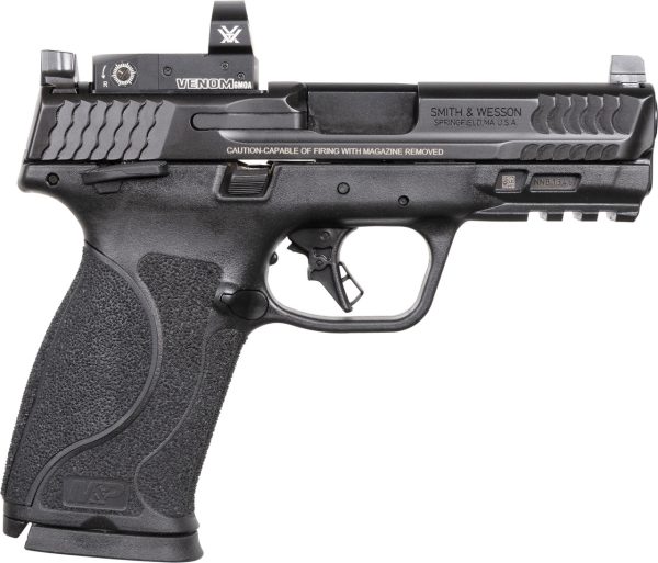 Smith & Wesson M&P M2.0 10mm, 4.6" Barrel, Black, Includes Vortex Venom Red Dot, 15rd