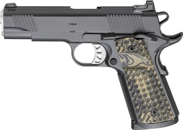 Springfield 1911 TRP 45 ACP, 4.25" Barrel, Black Cerakote, G10 Grips, 3x8rd Mags - Image 2