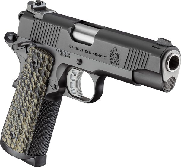 Springfield 1911 TRP 45 ACP, 4.25" Barrel, Black Cerakote, G10 Grips, 3x8rd Mags - Image 4