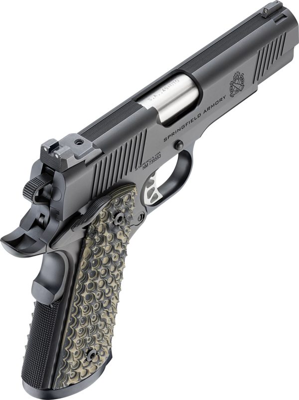 Springfield 1911 TRP 45 ACP, 4.25" Barrel, Black Cerakote, G10 Grips, 3x8rd Mags - Image 5