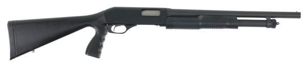 Stevens 320 Security 12 Ga, 3" Chamber 18.5" Barrel, Black, Pistol Grip, Bead Sight, 5rd - Image 2