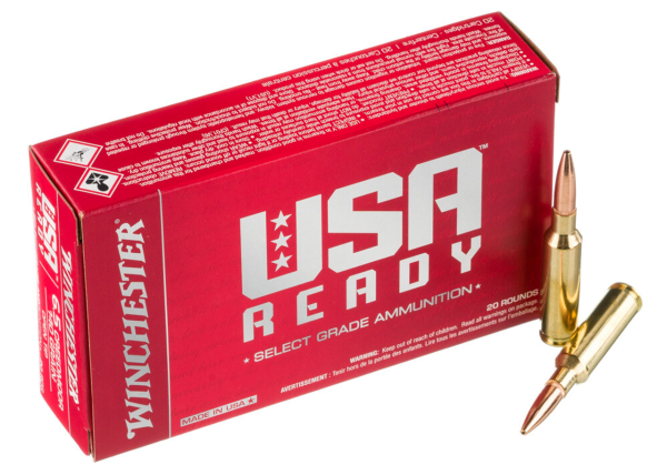 Winchester USA Ready 6.5 Creedmoor, 140gr, Full Metal JacketOT, 20rd Box - Image 2